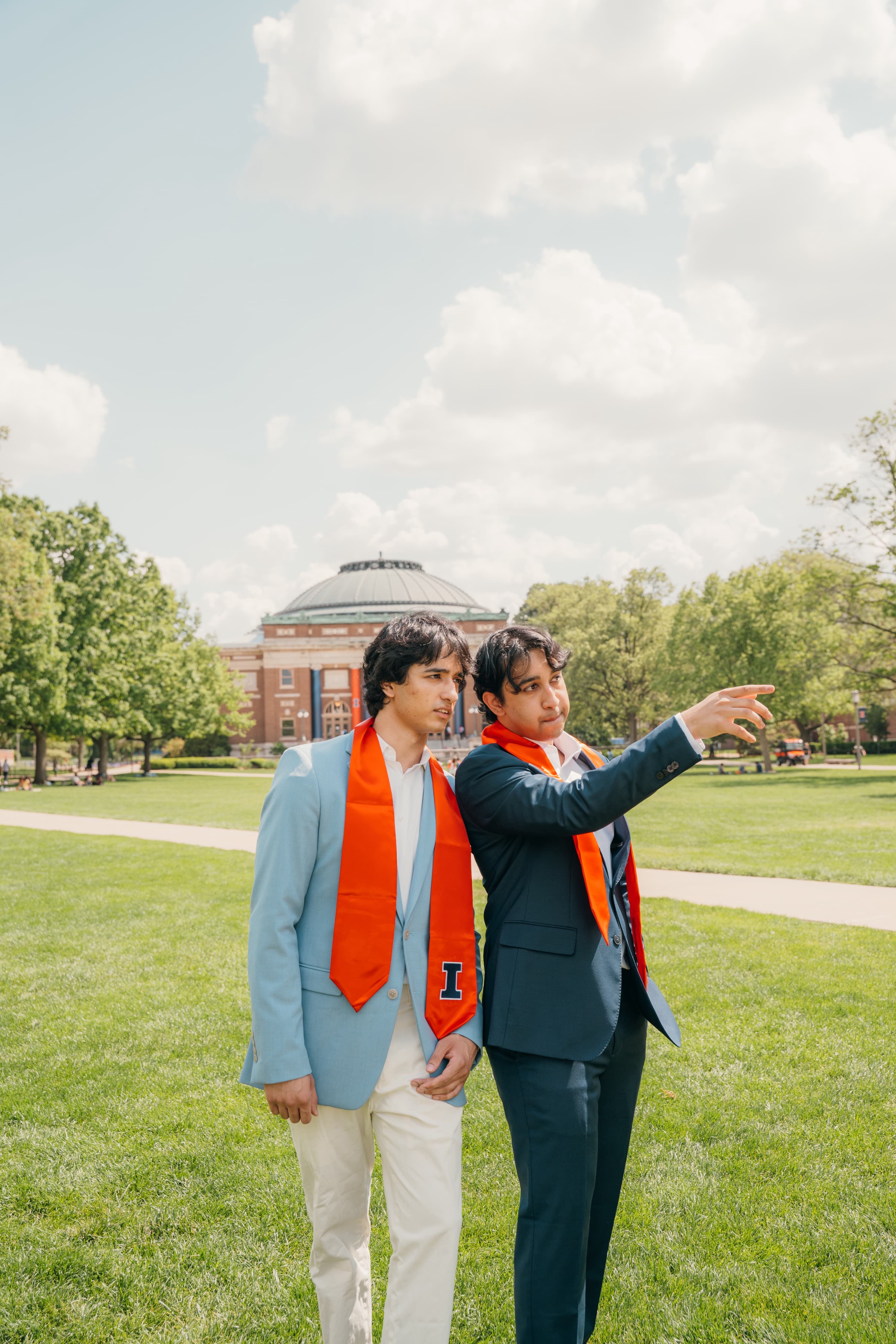 Senior cap and gown session